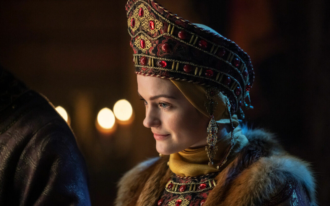 Alicia Agneson i HBO-serien Vikings. Foto: HBO Alicia Agneson i Vikings på HBO