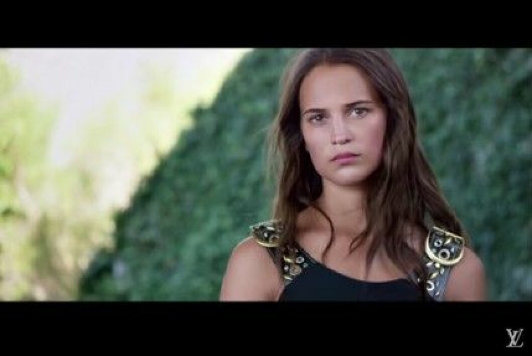 Alicia Vikander i reklamfilmen för Louis Vuitton. alicia vikander reklam lv 2015