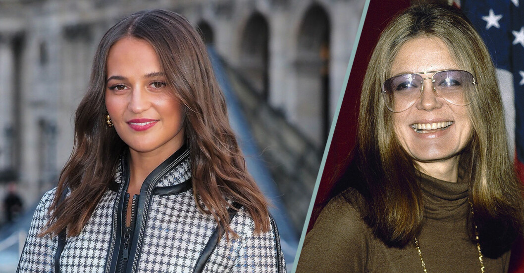 Alicia Vikander och Gloria Steinem