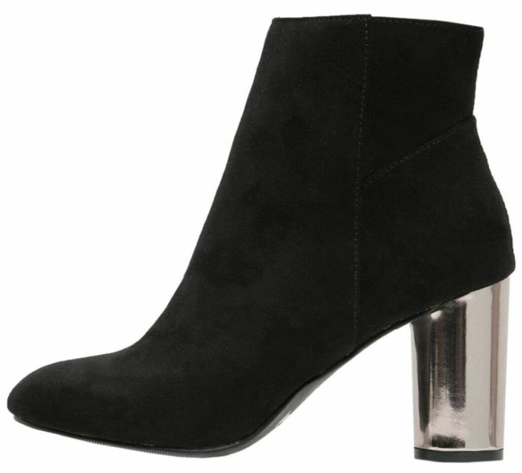 ankelboots klack silver
