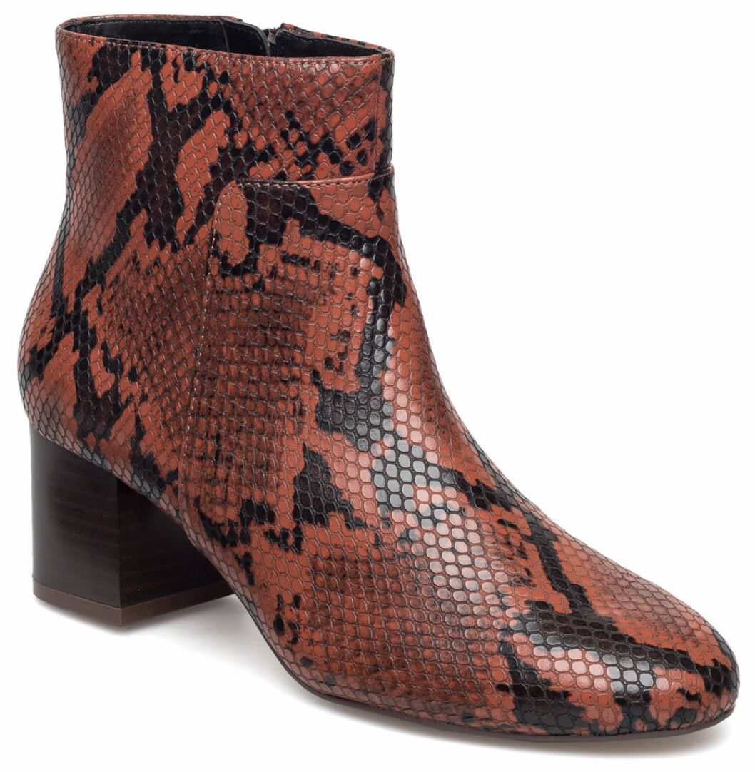 ankelboots ormskinn