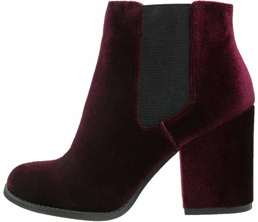 ankelboots sammet
