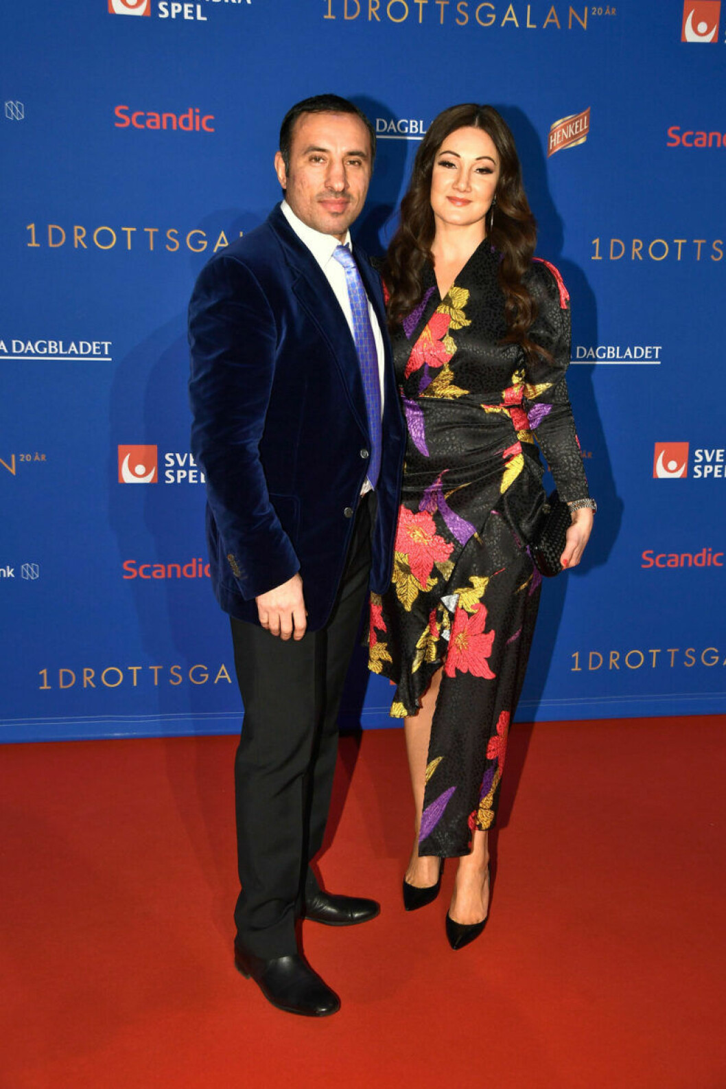 Ara Abrahamian med fru. Röda mattan, Ara Abrahamian med fru