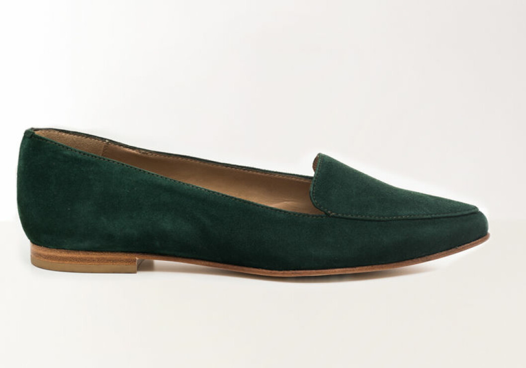 Gröna loafers till våren 2019 vårskor