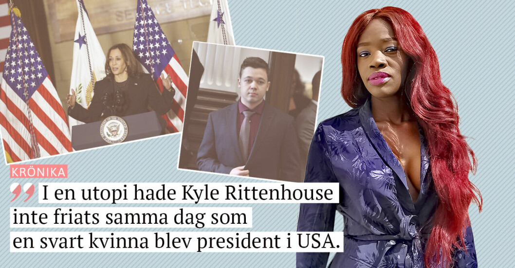 Aysha Jones om Kamala Harris president i USA och Kyle Rittenhouse