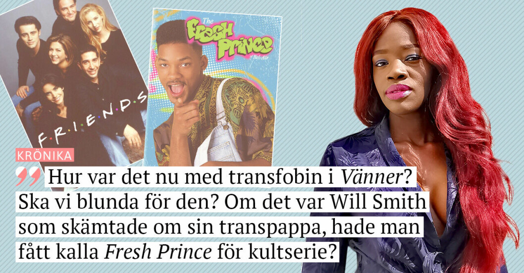 Aysha Jones krönika om serierna Fresh prince och Vänner.