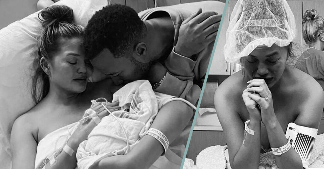 Modellen Chrissy Teigen och artisten John Legend gick nyligen ut med att de väntade sitt tredje barn - men de förlorade ofödde sonen i magen.