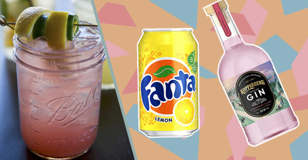 pink gin Fanta lemon