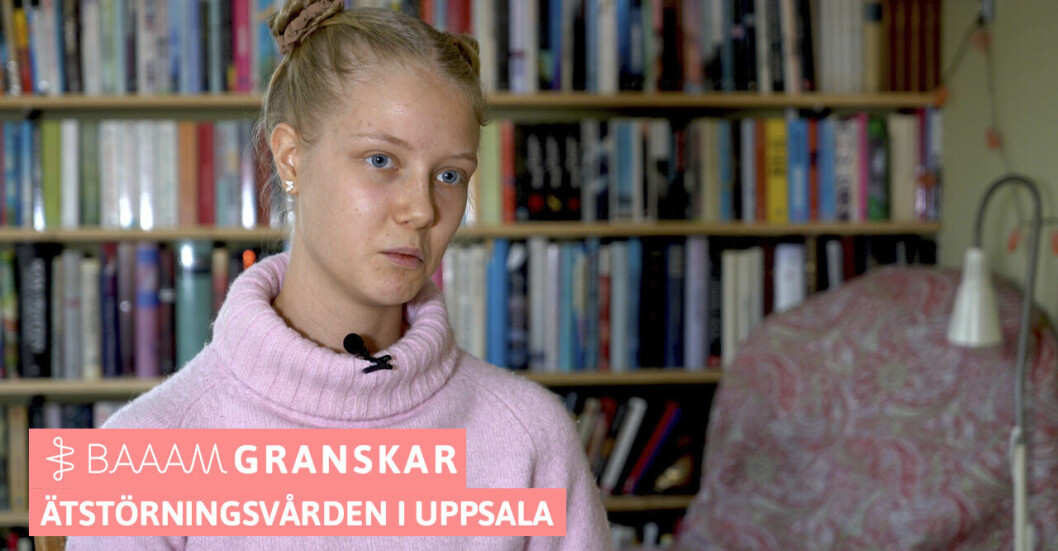 Baaam granskar ätstörningsvården i Uppsala Lina Åhnberg