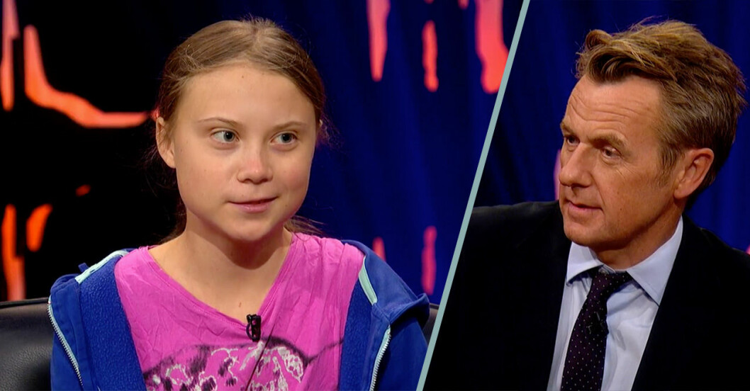 Greta Thunberg hos Skavlan