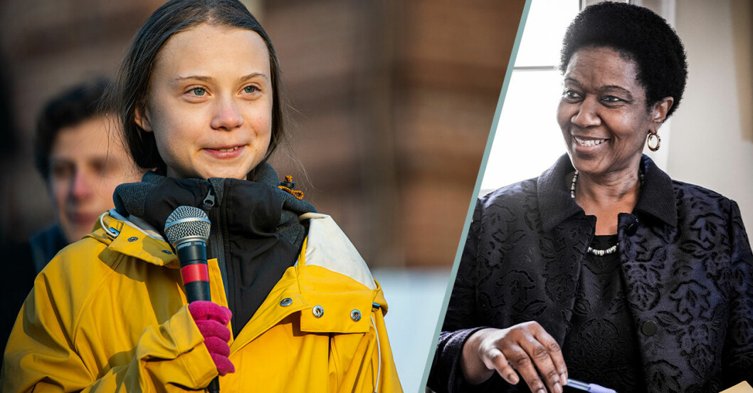 Greta Thunberg och Phumzile Mlambo-Ngcuka