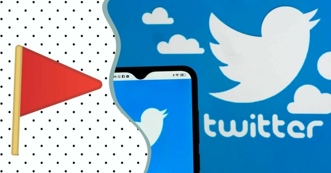 red flag emoji trend