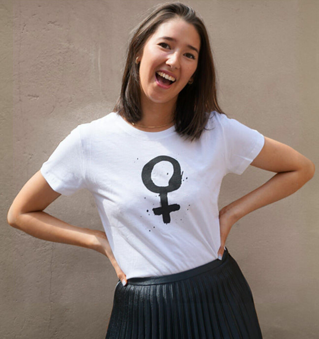 Baaams feministiska t-shirt finns nu tillgänglig i shoppen