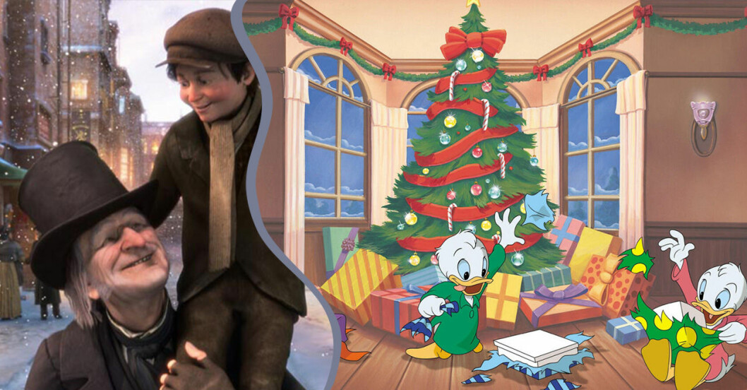 En julsaga och knattarna firar jul.