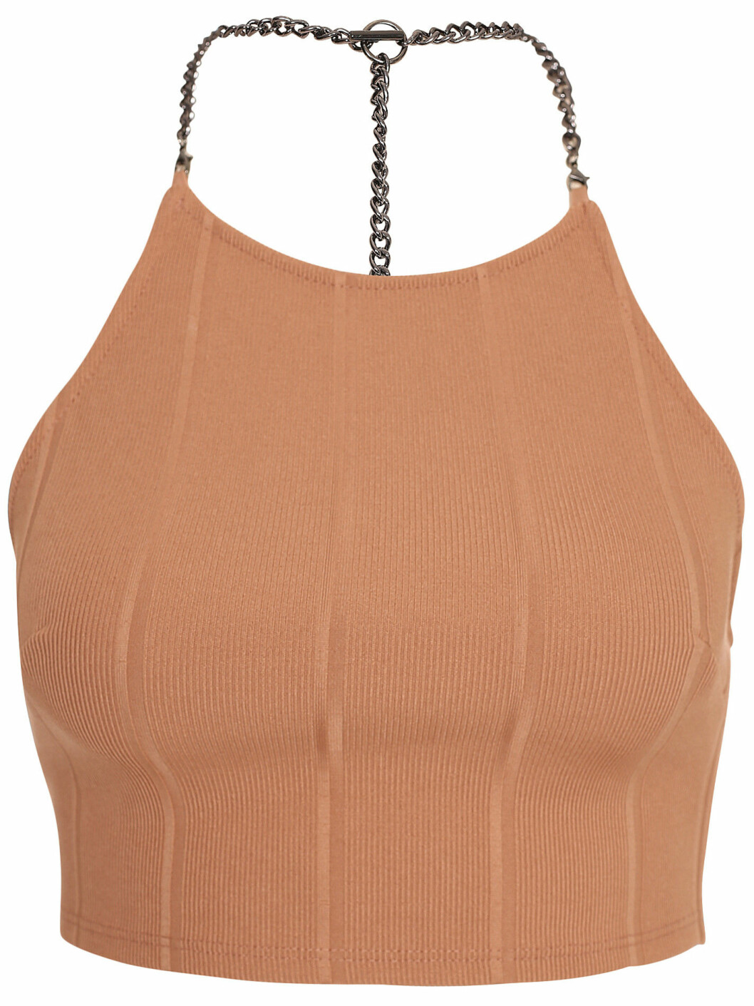 beige crop top
