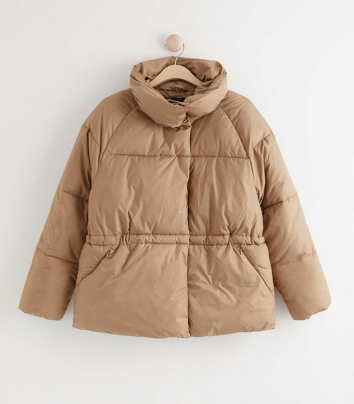 Beige dunjacka Lindex