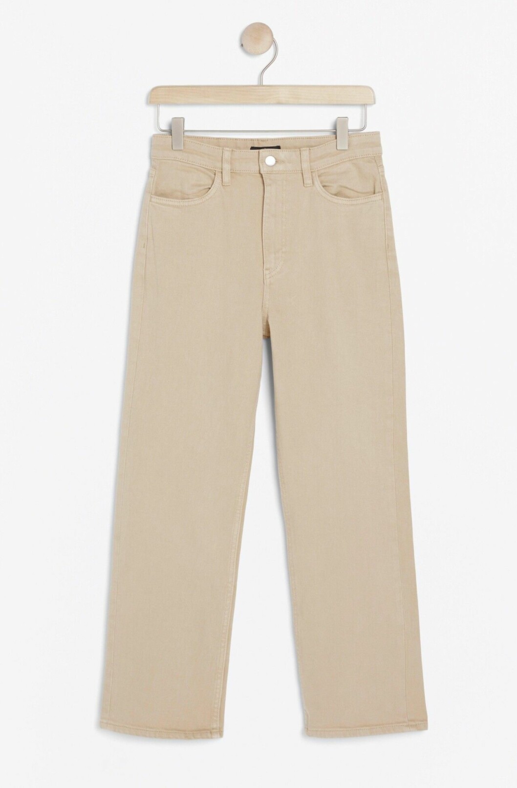 Beige jeans för dam till våren 2020