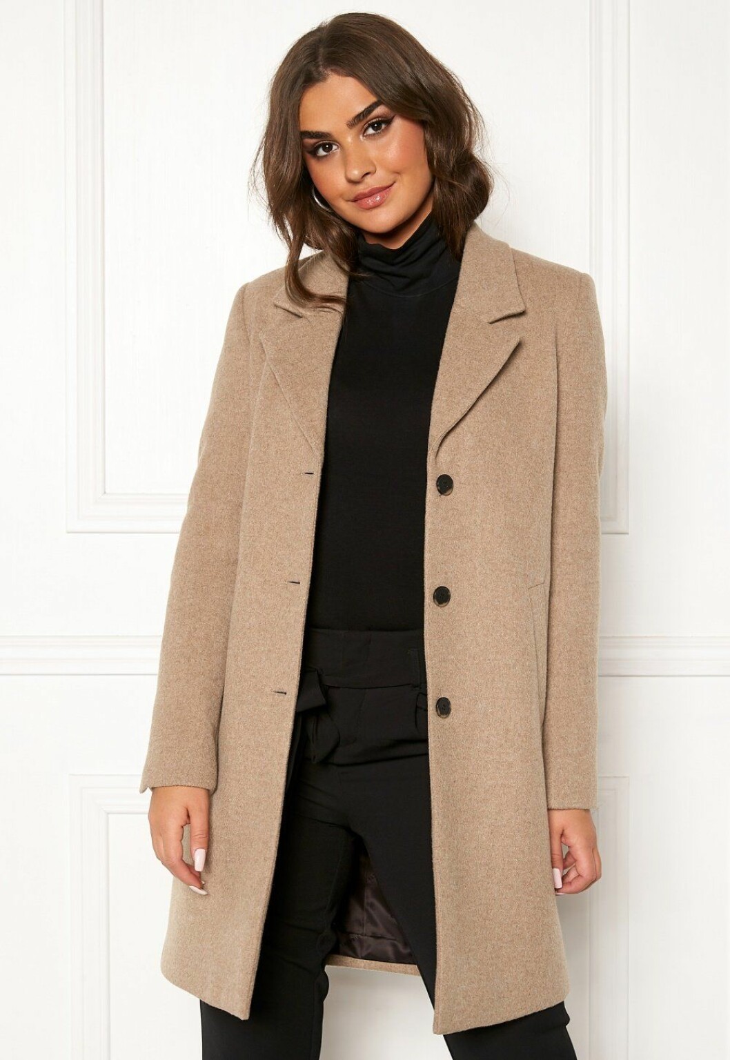 Beige kappa för dam från Selected femme