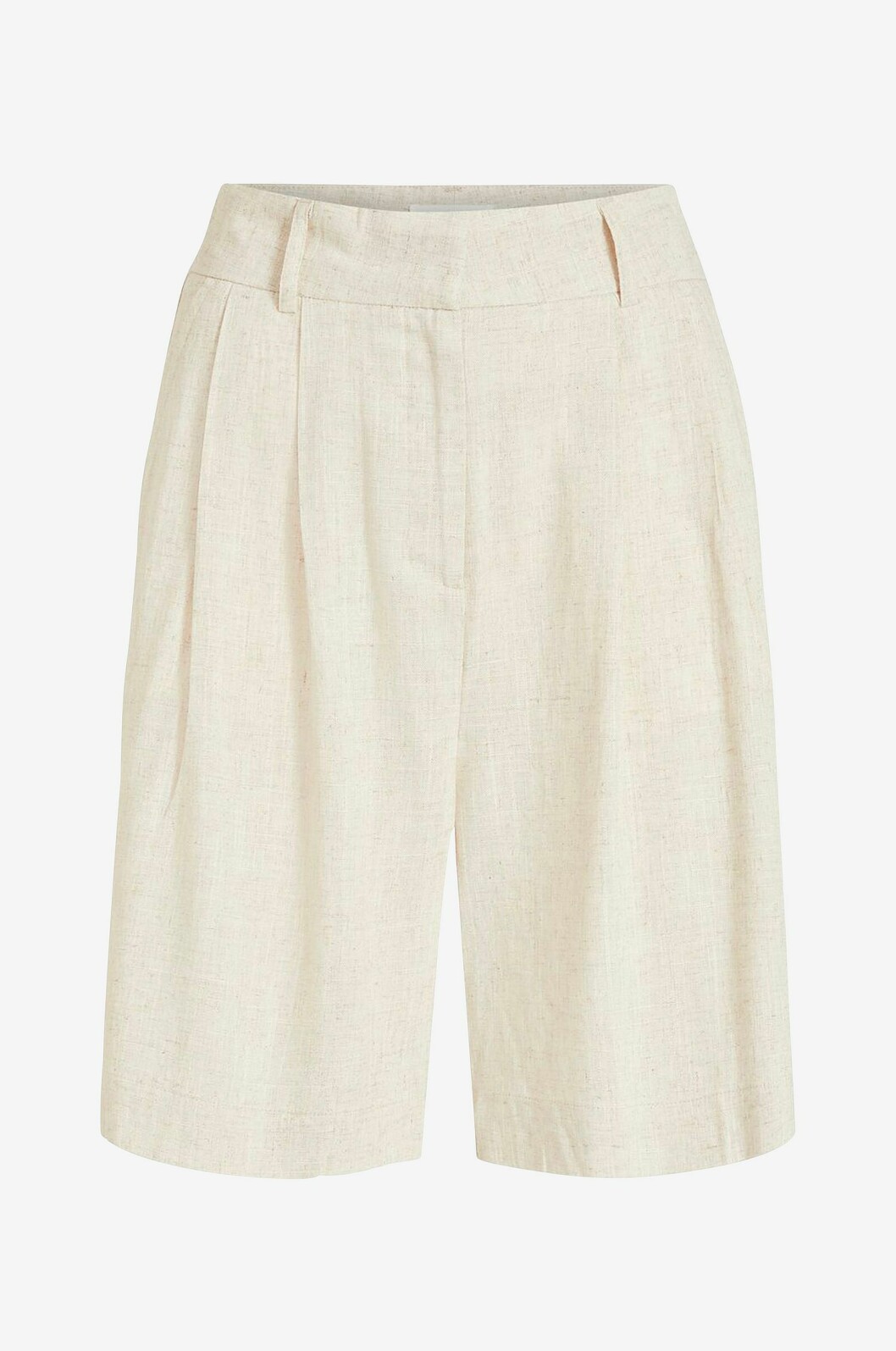 Beige shorts med hög midja för dam till 2020