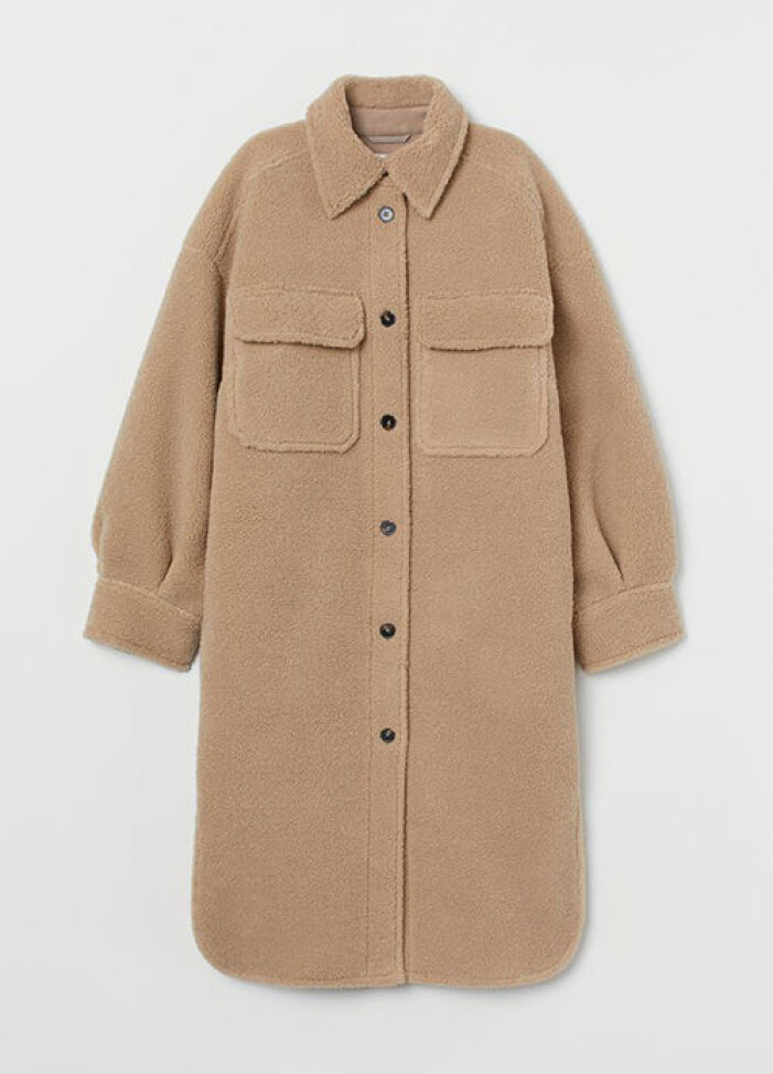 Beige skjortjacka från H&M