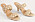 Beige sandaletter med vävda vadderade remmar från Na-kd som påminner om Bottega Venetas sandaler