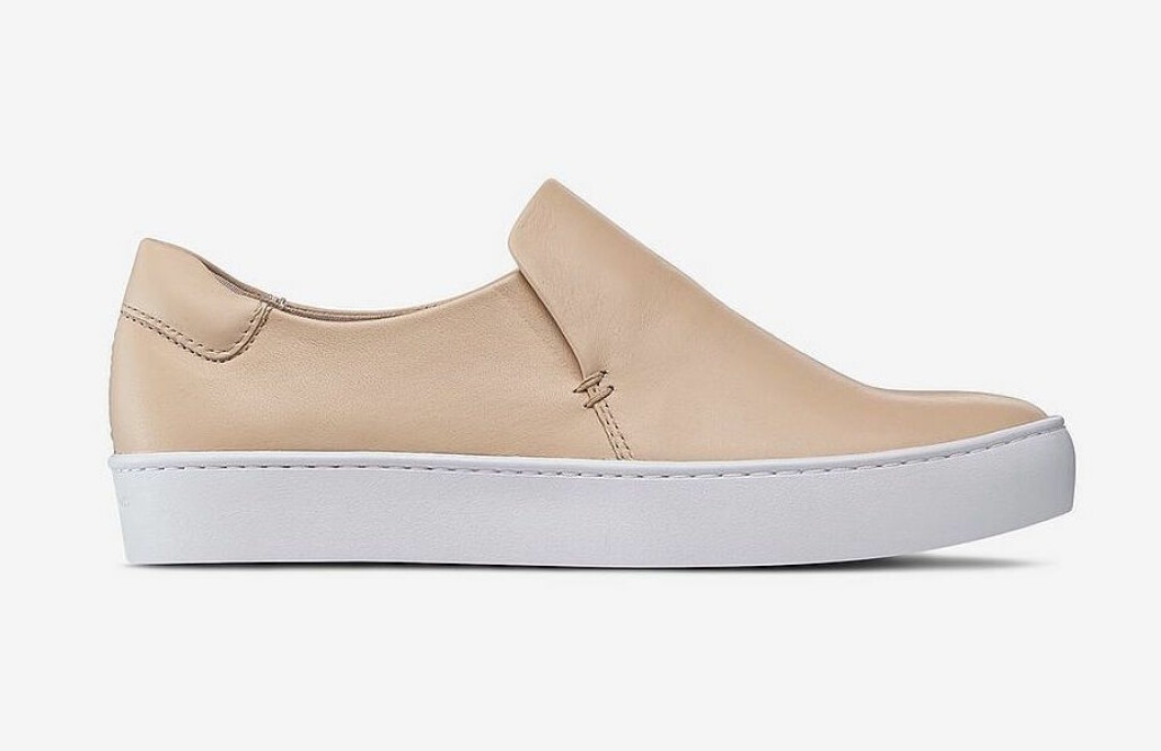 Beige sneakers, vårskor, för dam till våren 2019
