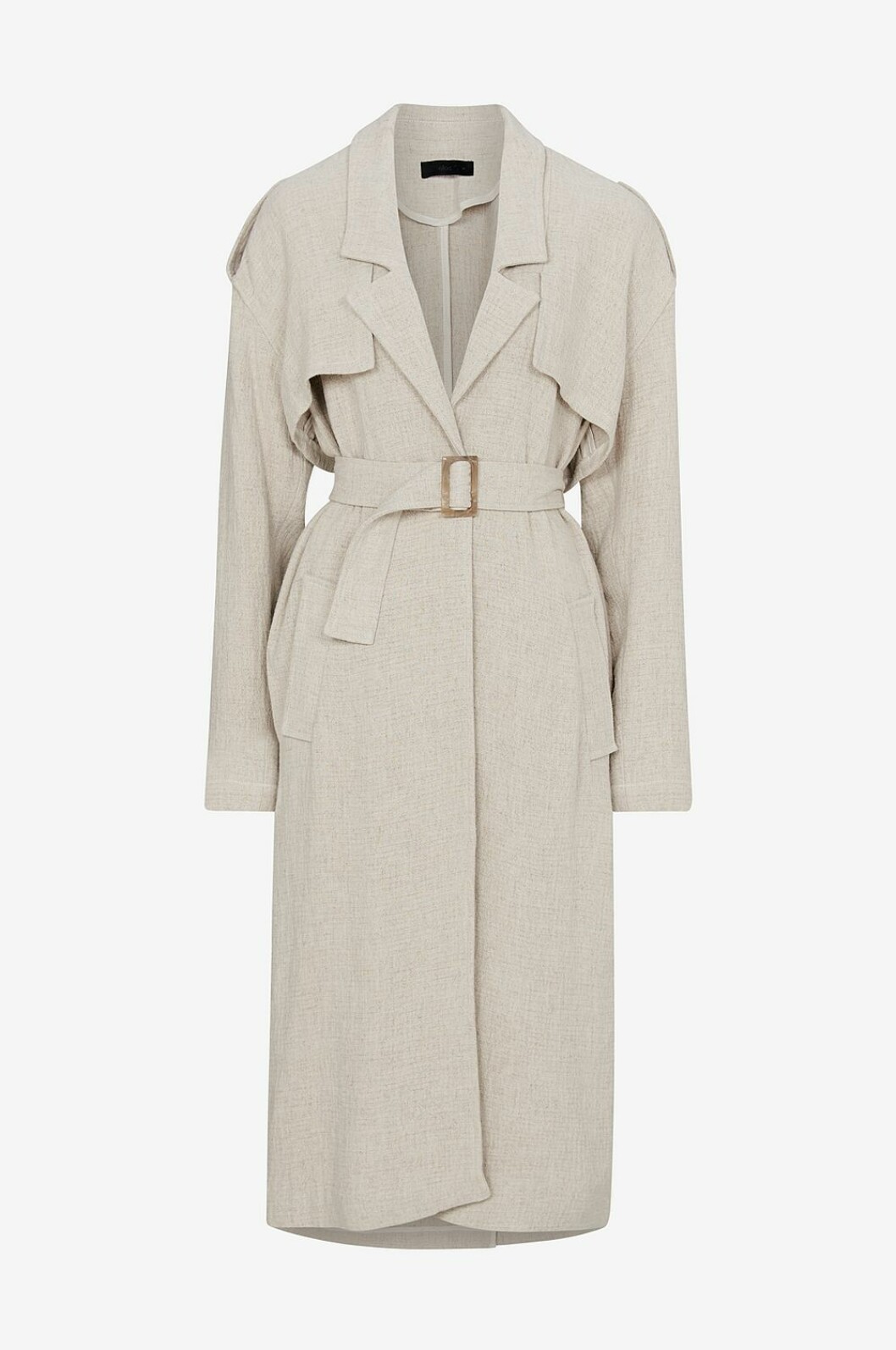 Beige trenchcoat för dam till våren 2019