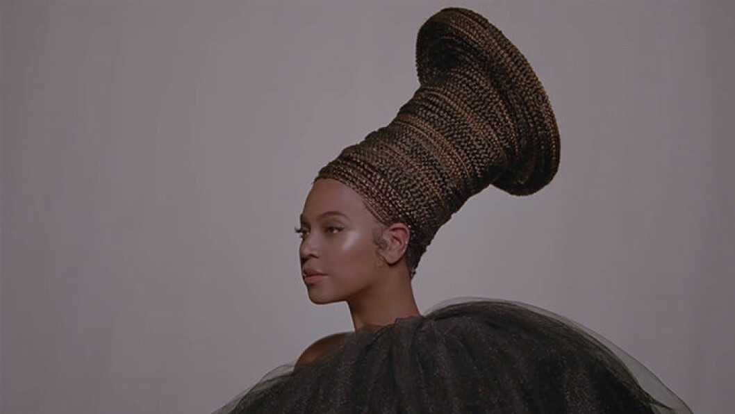 En bild på sångerskan Beyoncé. 