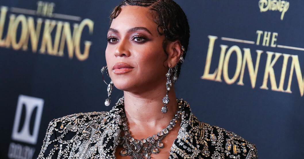 Beyoncé på premiären av Lejonkungen