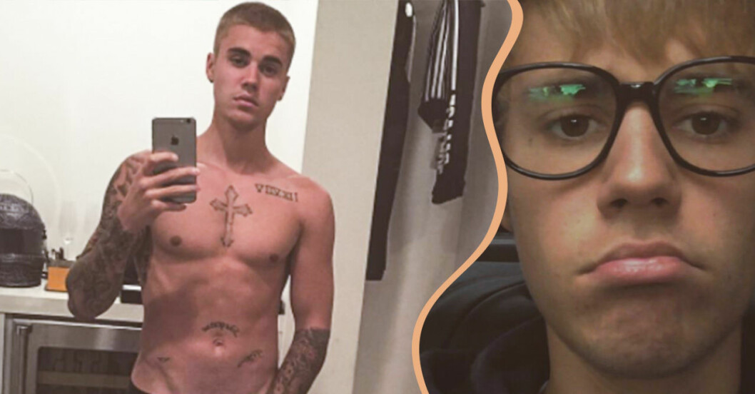 21 gånger Justin Biebers selfies visade att han är precis som vi
