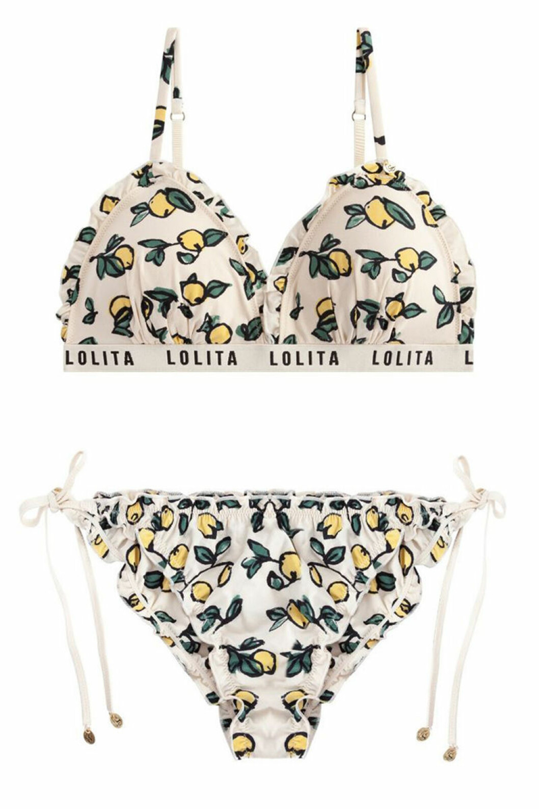 Bikini för dam till 2019 med citroner