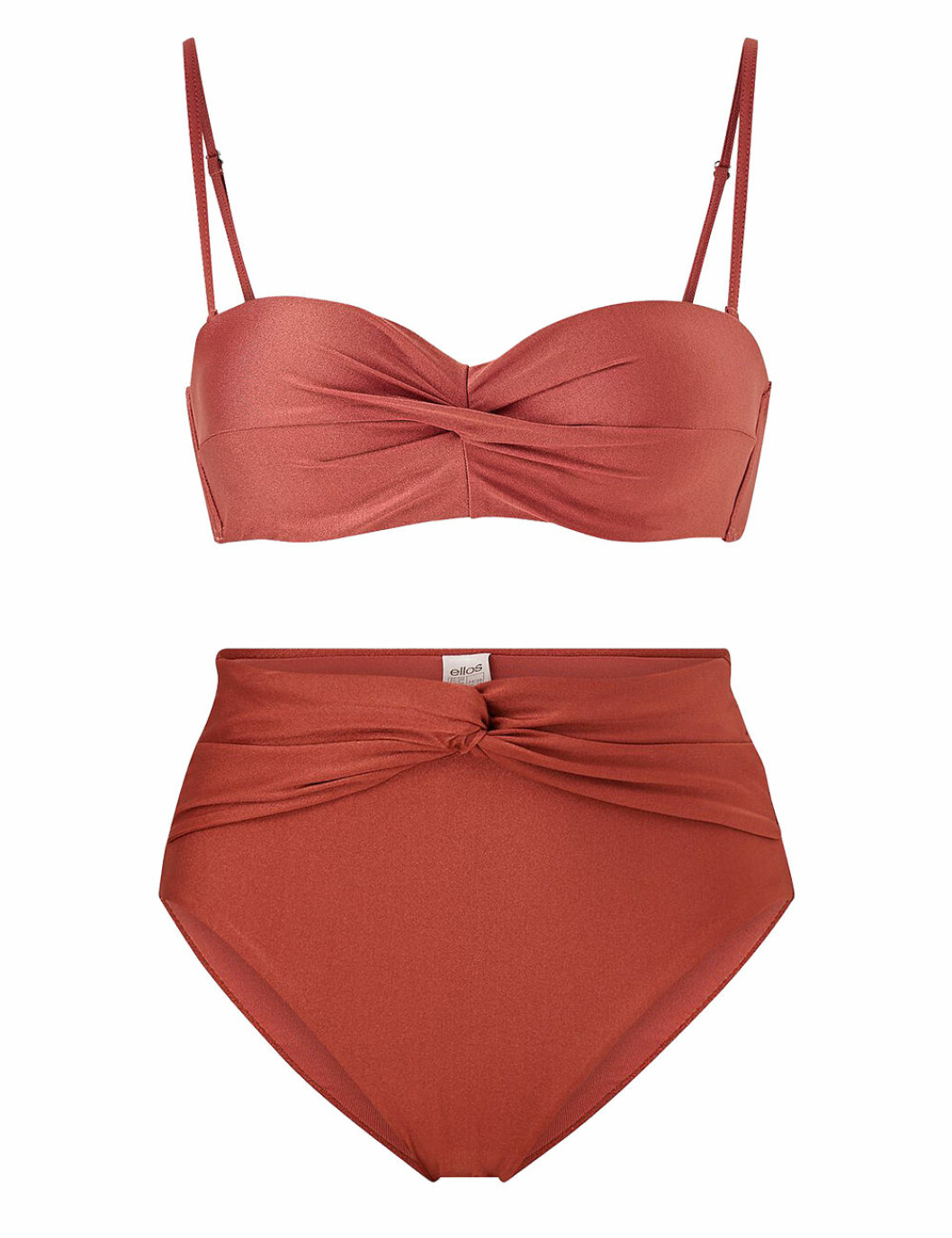 Bikini med hög midja och knytdetalj från Ellos