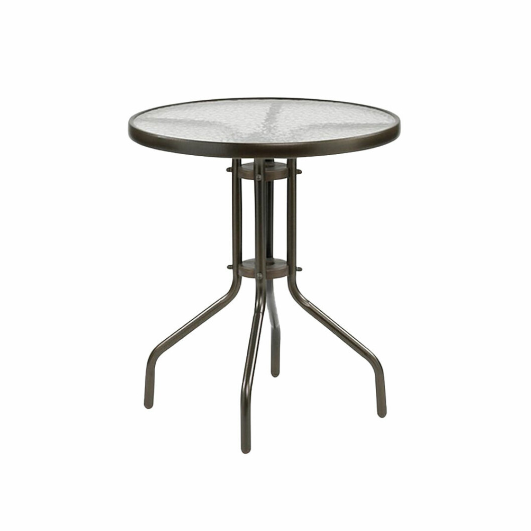 Litet bord med glasskiva, Alvdalen, 60 cm, 399 kr. <a href="http://www.awin1.com/cread.php?awinaffid=359185&awinmid=12846&clickref=balkongutemobler&p=https%3A%2F%2Fwww.homeroom.se%2Fhillerstorp%2Falvdalen-bord-o60-cm%2F1525158-01" target="_blank" rel="noopener">Här kan du köpa den</a>. budgetmöbler till balkongen litet bord