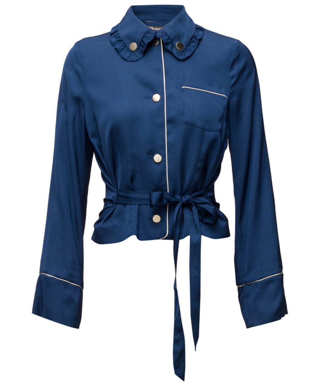 blå blus pyjamas