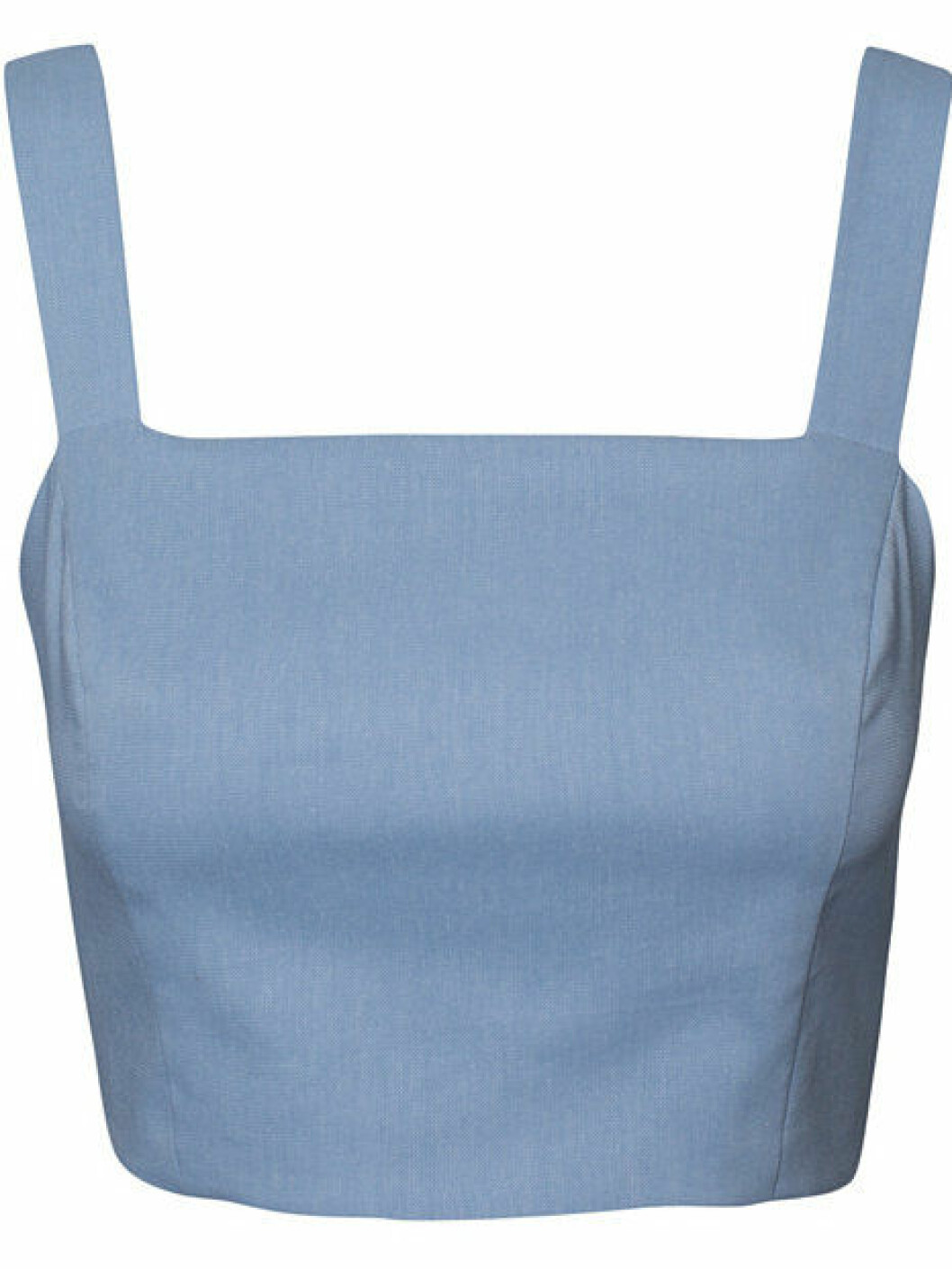 blå crop top