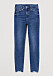 Blå jeans i stuprörsmodell för dam till våren 2020