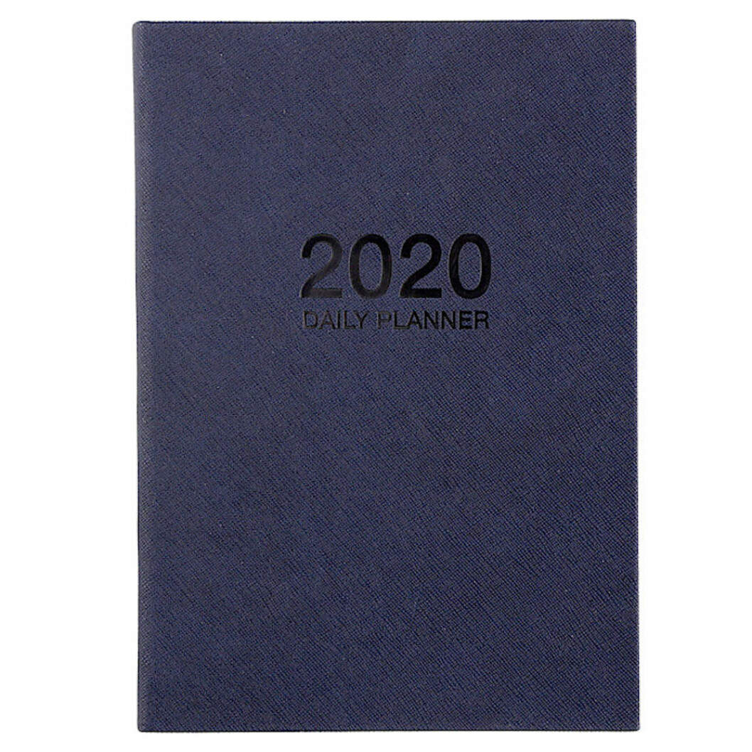Blå kalender från clas ohlsson 2020