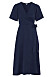 Mörkblå omlottklänning för dam till 2020