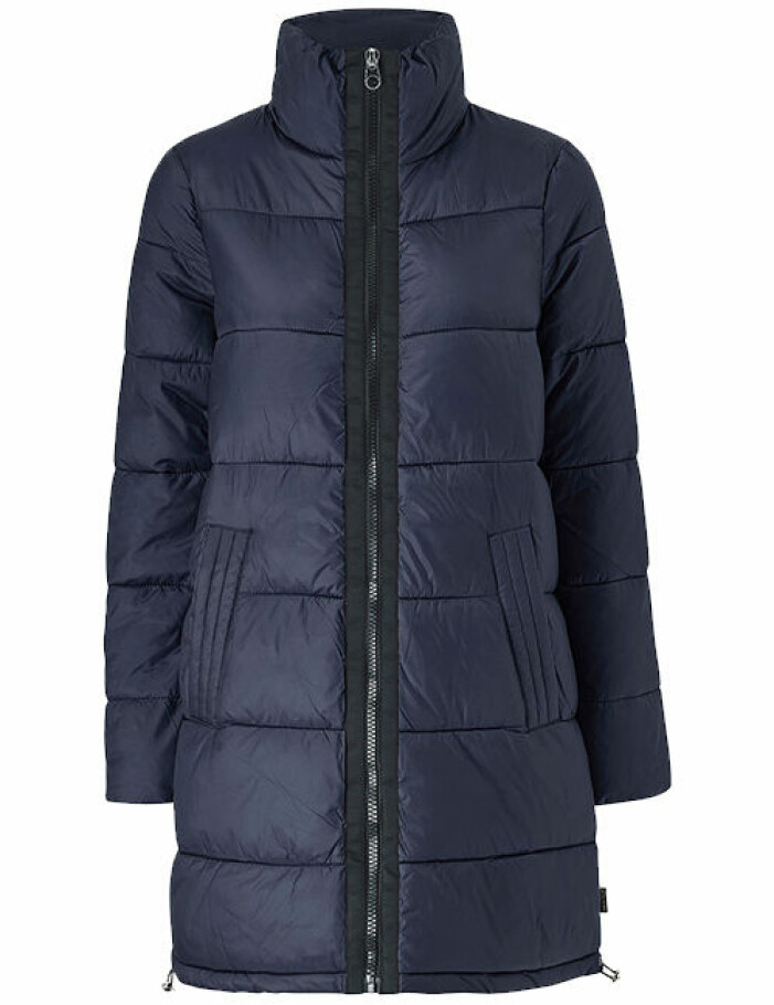blå puffjacka vero moda