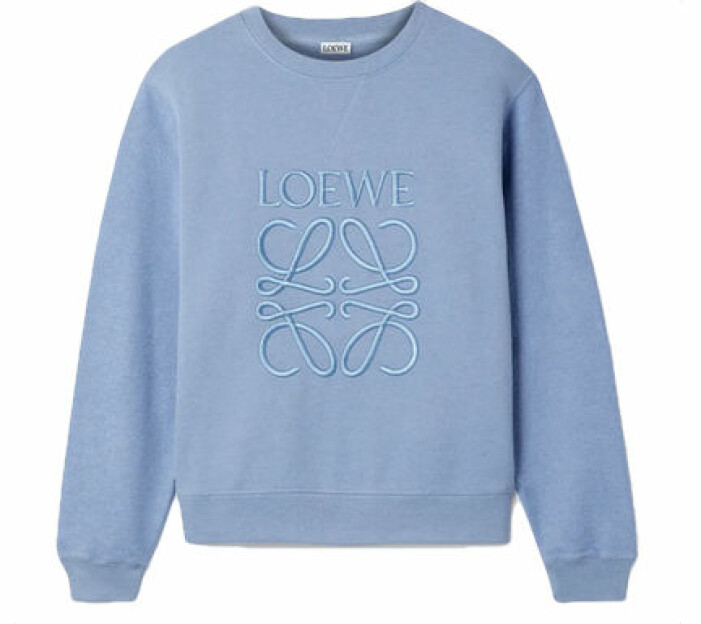 Blå sweatshirt från Loewe.