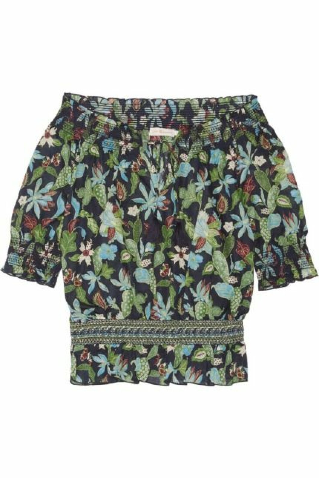 blommig blus