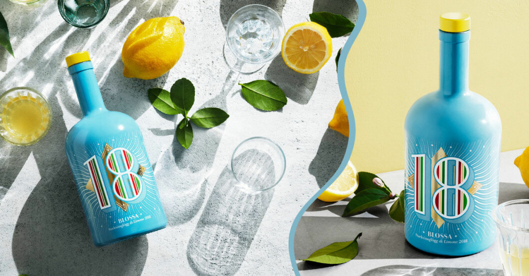 Blossa 2018 smakar Limoncello, rosmarin, timjan och basilika.
