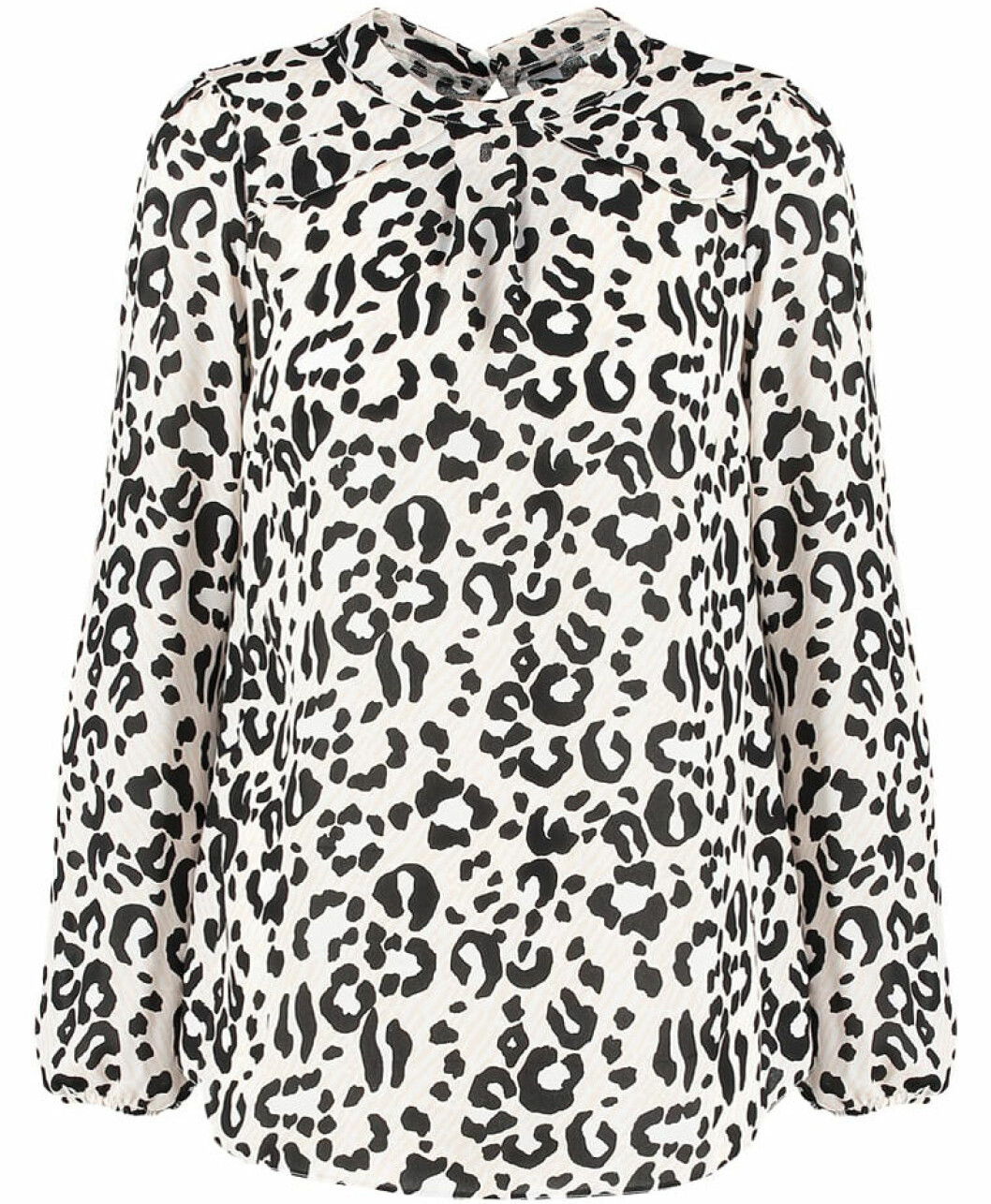 blus leopardmönster