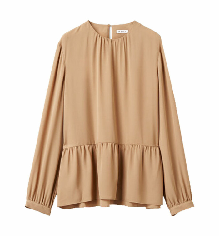 beige blus från wera