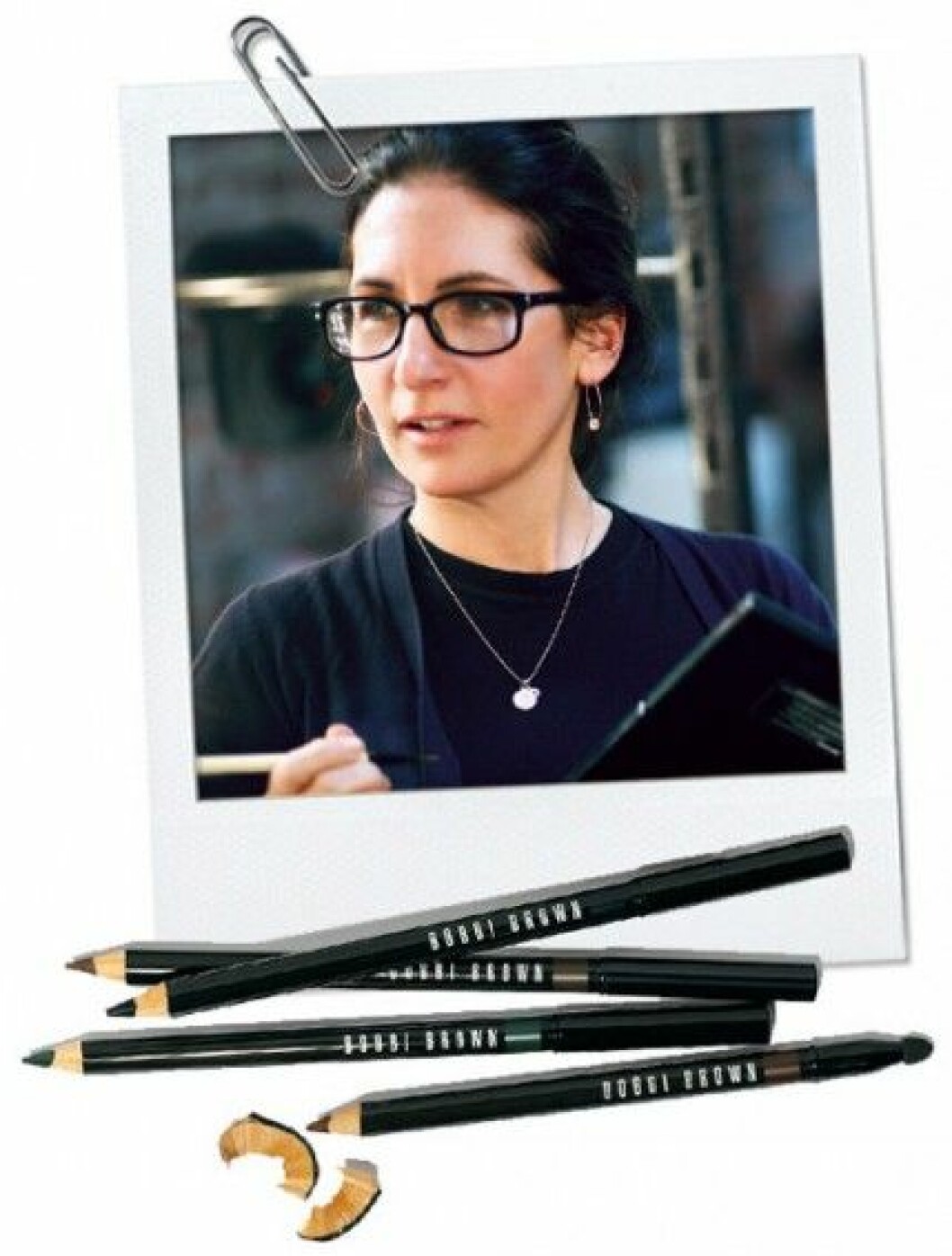 Bobbi Brown jobbar själv som makeupartist.