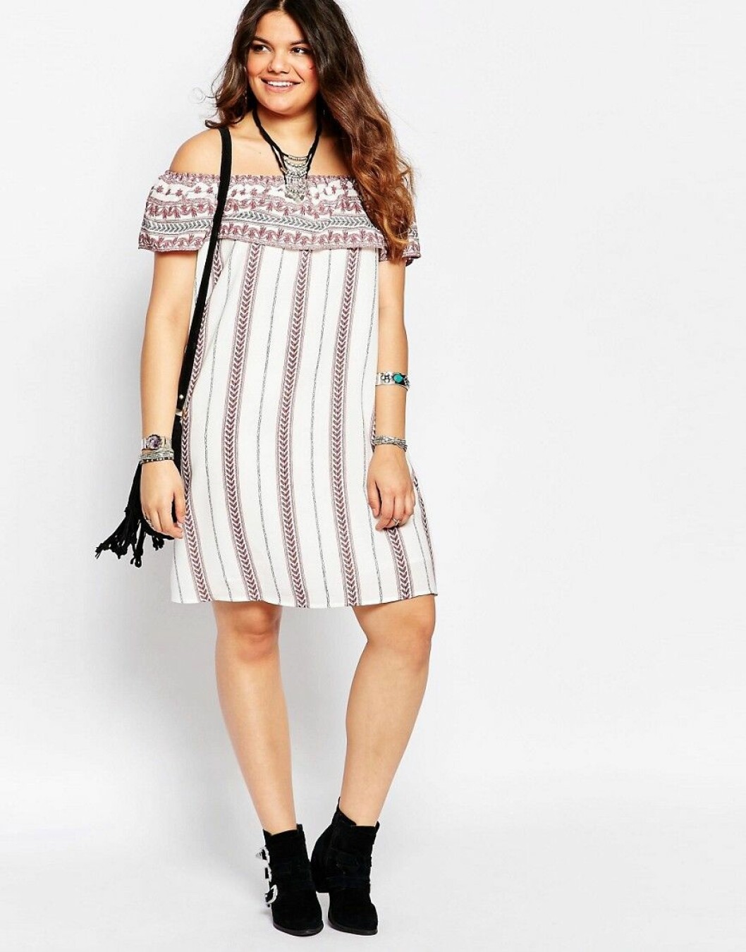 bohemisk klanning plus size