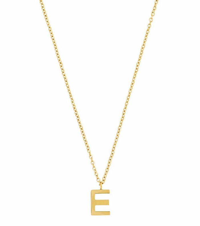 bokstav halsband edblad