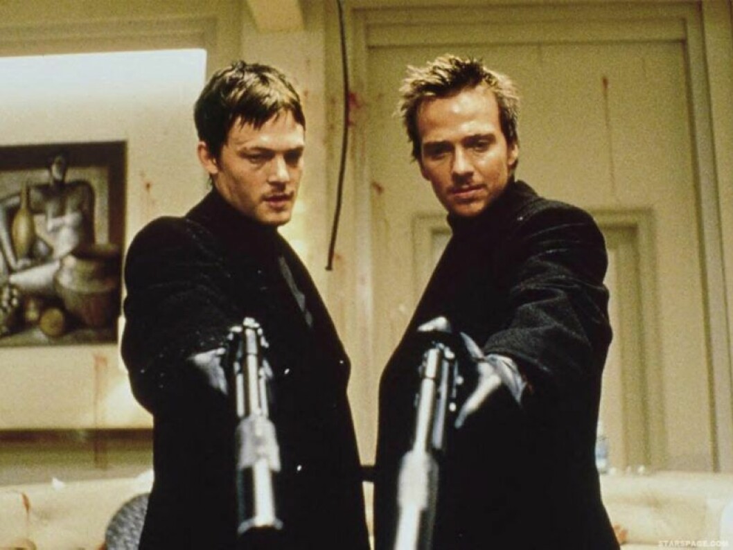 Norman Reedus och Sean Patrick Flanery som bröderna Connor i <em>The Boondock Saints</em>. Foto: 20th Century Fox Filmen The Boondock Saints.