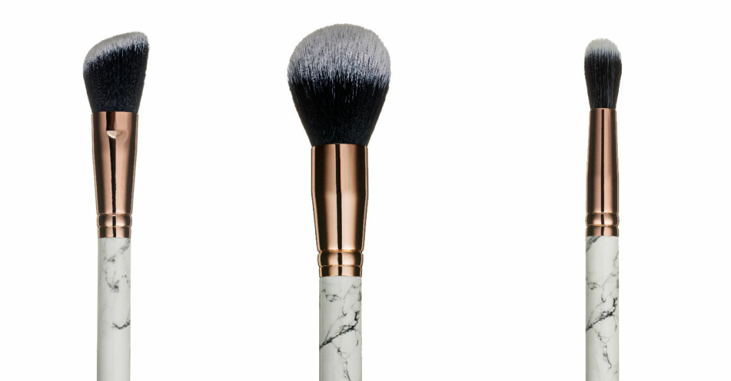 KICKS Beauty Marble Limited Edition brushes