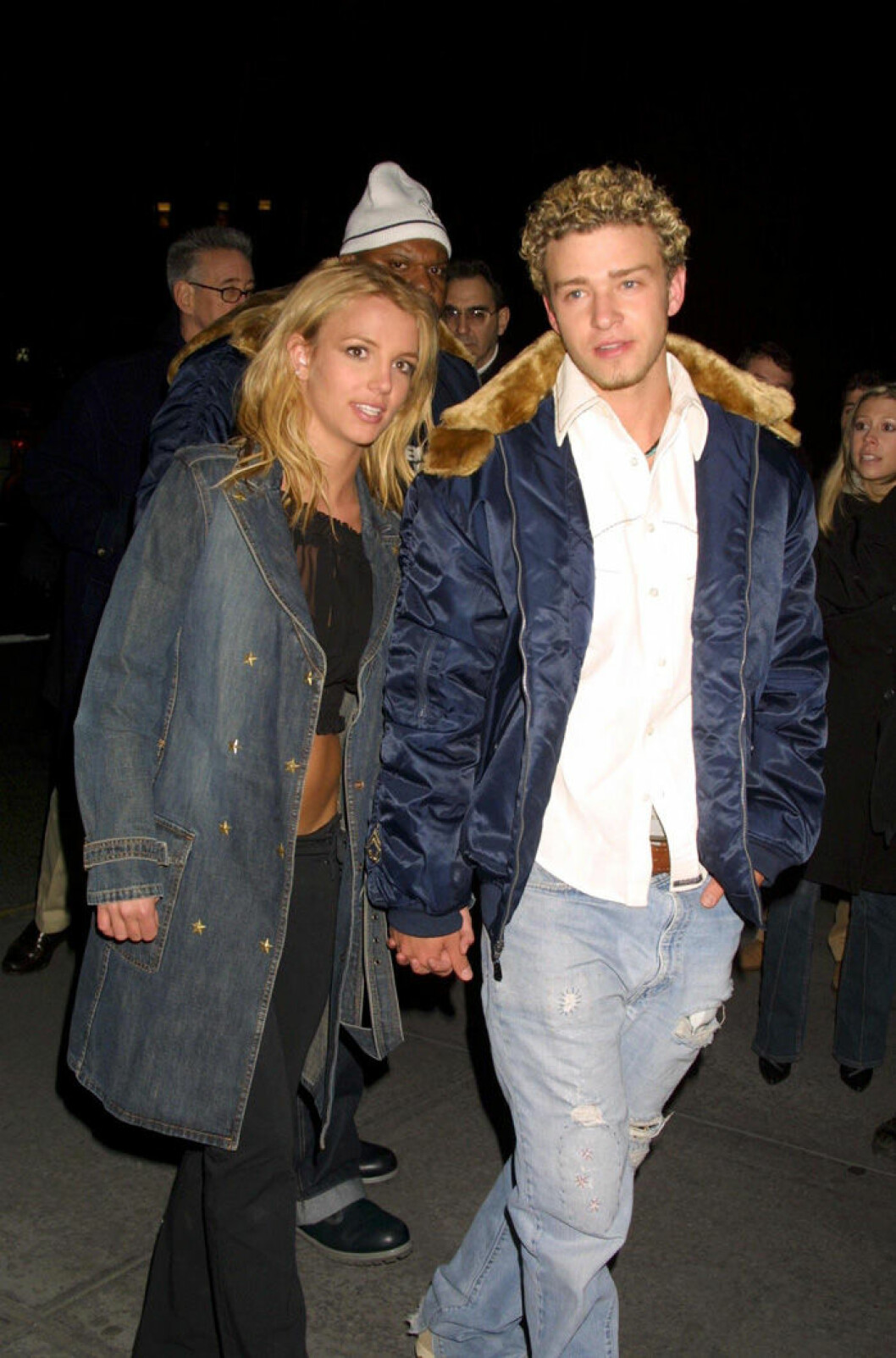 Britney Spears och Justin Timberlake, 2002. En bild på Britney Spears och Justin Timberlake 2002.
